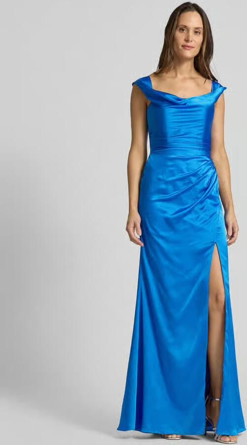 LUXUAR FASHION Avondjurk met pijpsplit - Foto 3