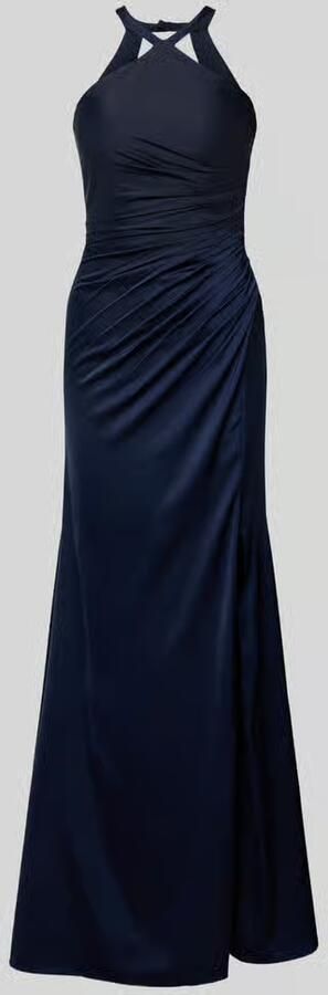 LUXUAR FASHION avondjurk met plooien - Foto 2