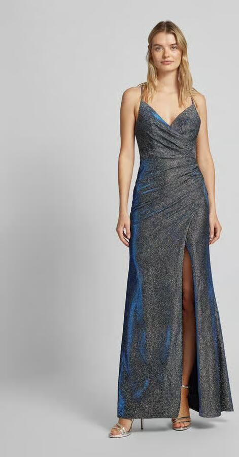 LUXUAR FASHION Avondjurk met plooien - Foto 2