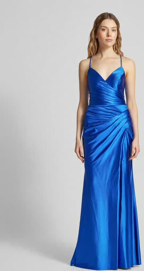 LUXUAR FASHION Avondjurk met plooien - Foto 3