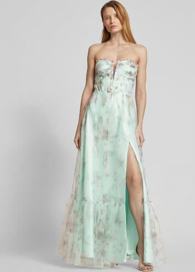 LUXUAR FASHION Avondjurk met plooien - Foto 3