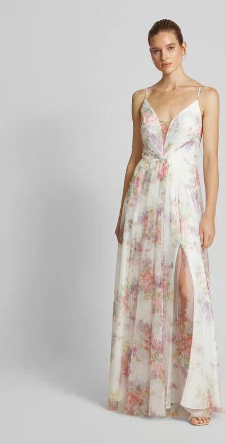 LUXUAR FASHION Avondjurk met plooien - Foto 3