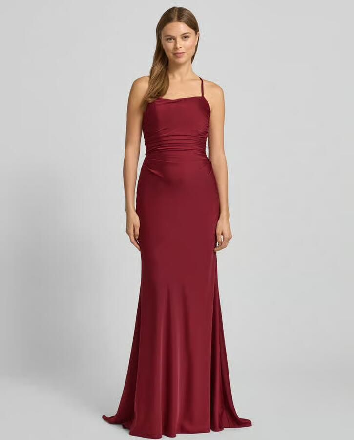 LUXUAR FASHION Avondjurk met plooien - Foto 3