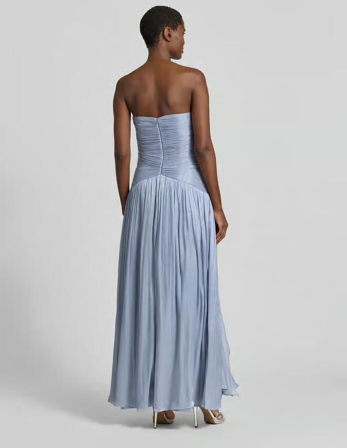 LUXUAR FASHION Avondjurk met plooien