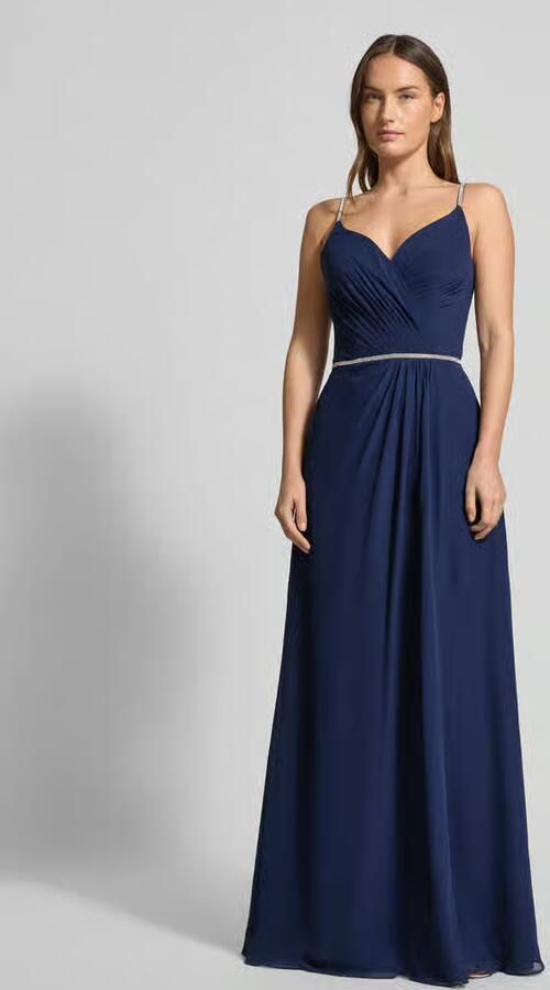 LUXUAR FASHION Avondjurk met siersteentjes - Foto 3