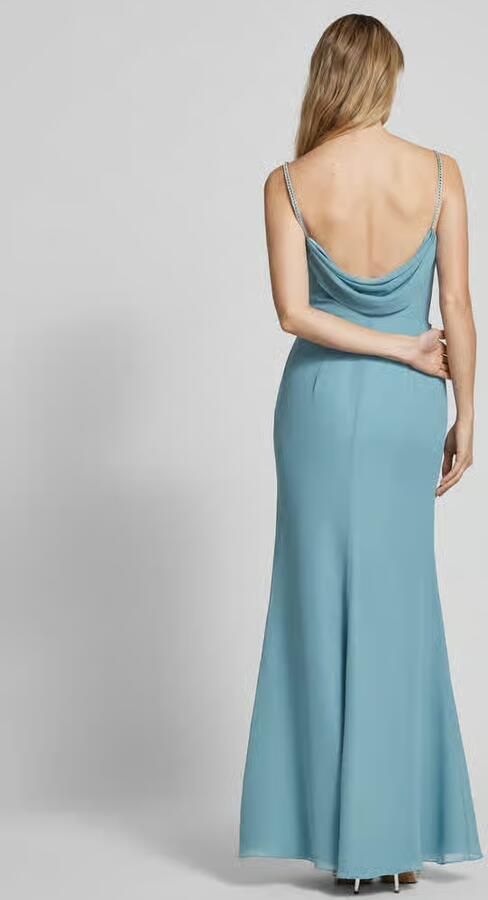 LUXUAR FASHION avondjurk met siersteentjes - Foto 5