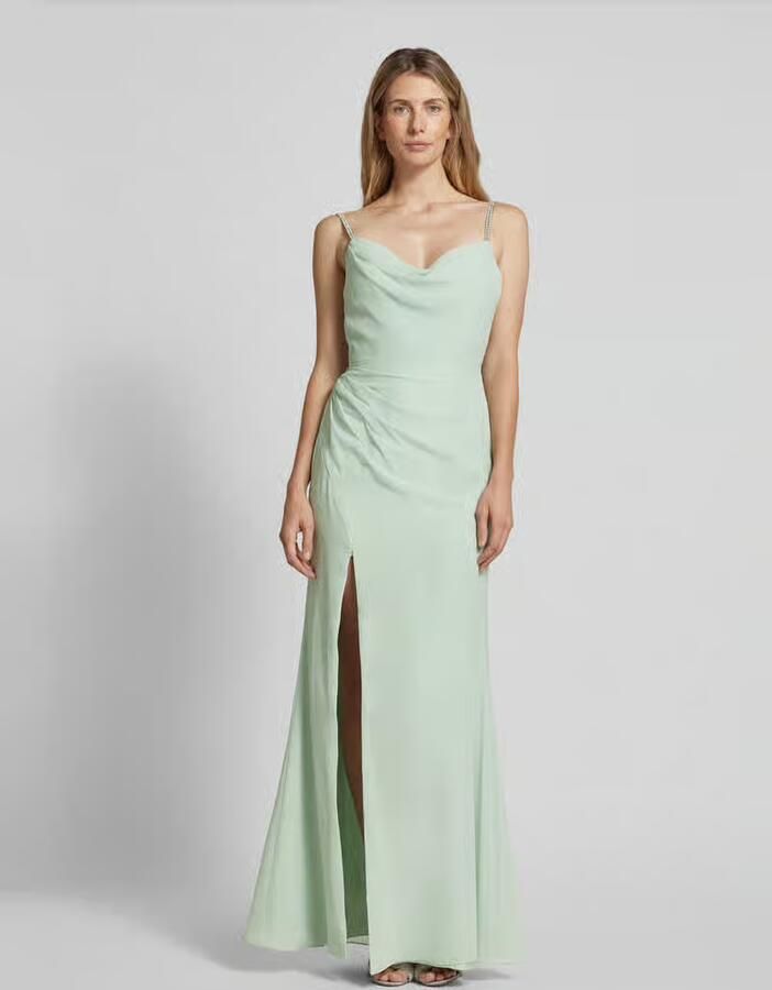 LUXUAR FASHION avondjurk met siersteentjes - Foto 2