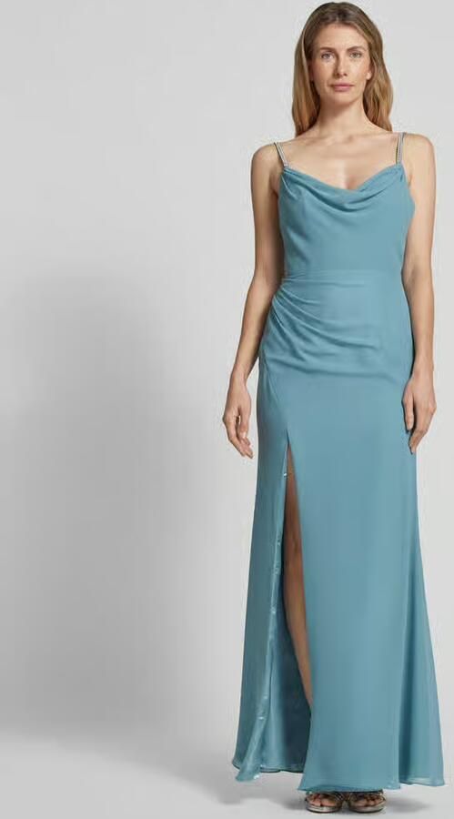 LUXUAR FASHION avondjurk met siersteentjes - Foto 4