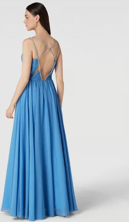 LUXUAR FASHION Avondjurk met siersteentjes - Foto 2