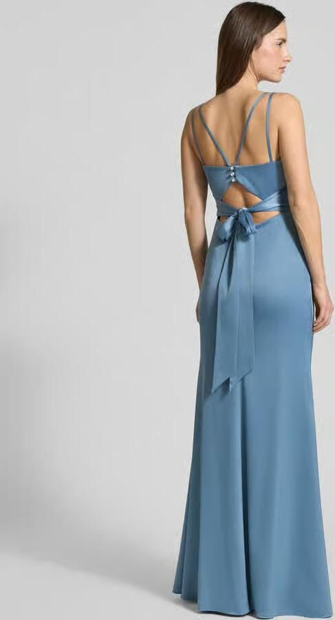 LUXUAR FASHION avondjurk met siersteentjes - Foto 3