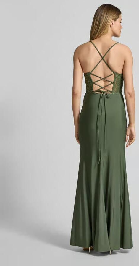 LUXUAR FASHION Avondjurk met plooien opzij - Foto 4