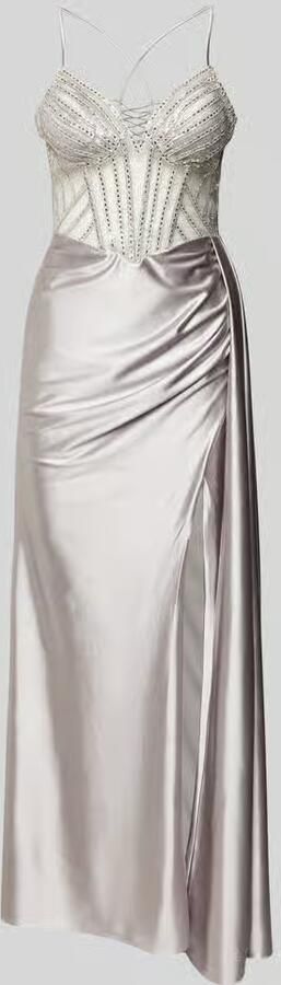 LUXUAR FASHION Avondjurk met strass-steentjes - Foto 2