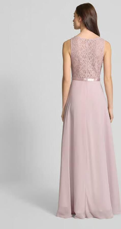 LUXUAR FASHION Avondjurk met strass-steentjes - Foto 3