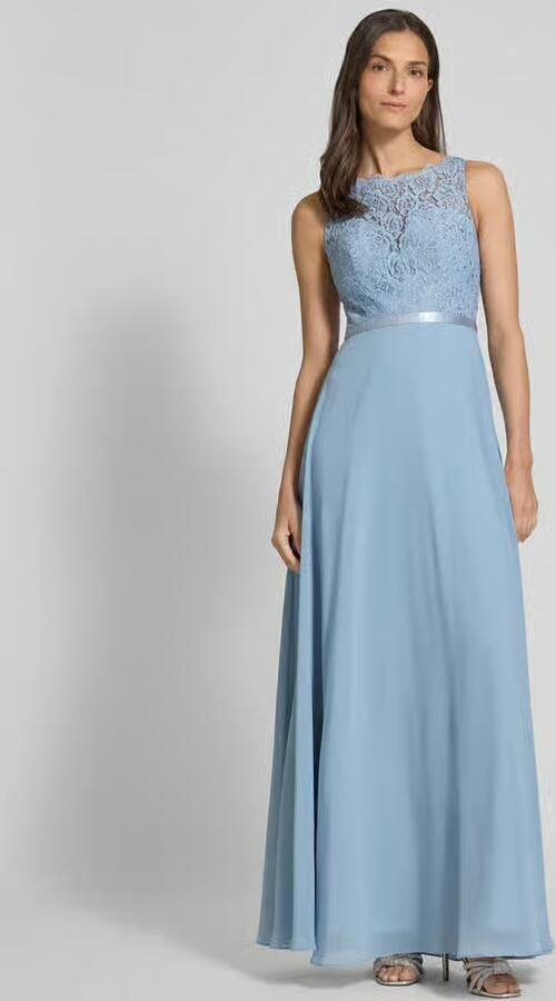 LUXUAR FASHION Avondjurk met strass-steentjes - Foto 3
