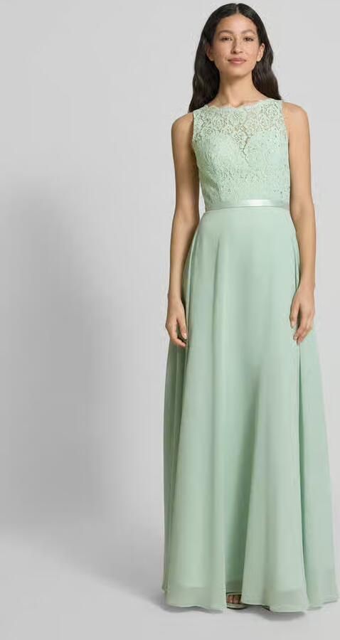 LUXUAR FASHION Avondjurk met strass-steentjes - Foto 3