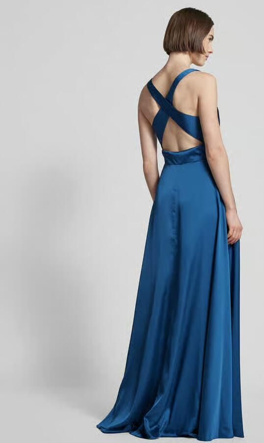 LUXUAR FASHION Avondjurk met V-hals
