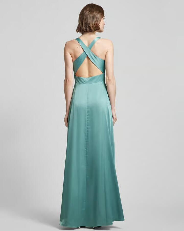 LUXUAR FASHION Avondjurk met V-hals