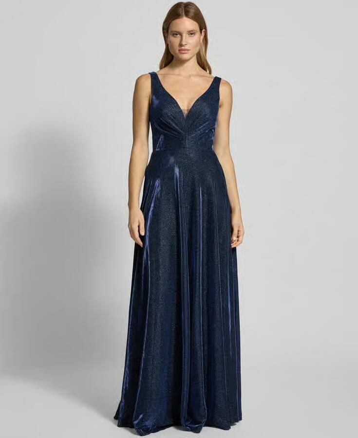LUXUAR FASHION Avondjurk met V-hals - Foto 2