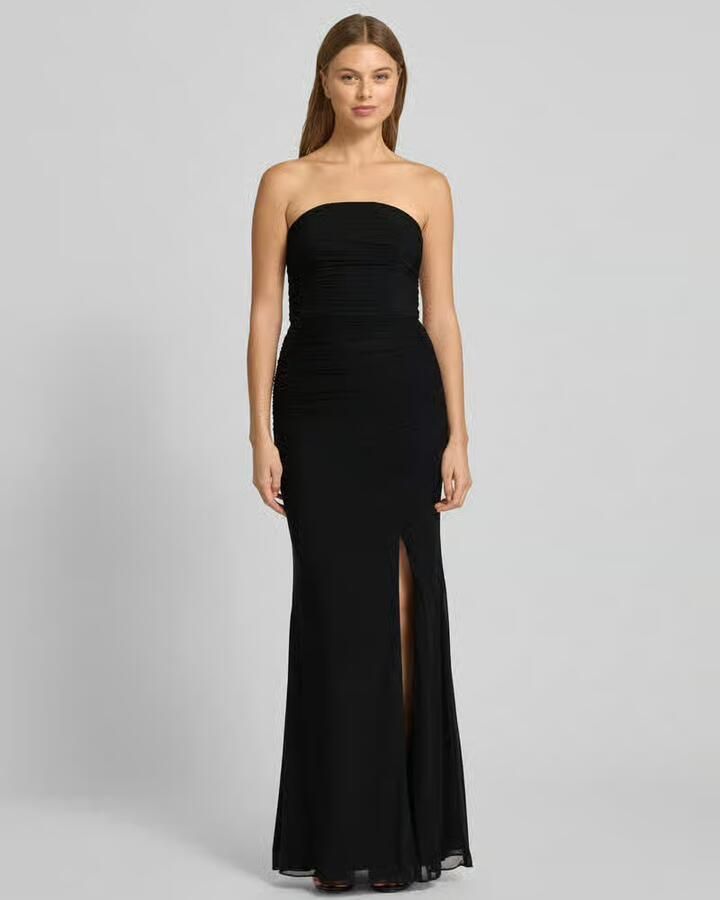 LUXUAR FASHION Avondjurk met vetersluiting aan de achterkant - Foto 2