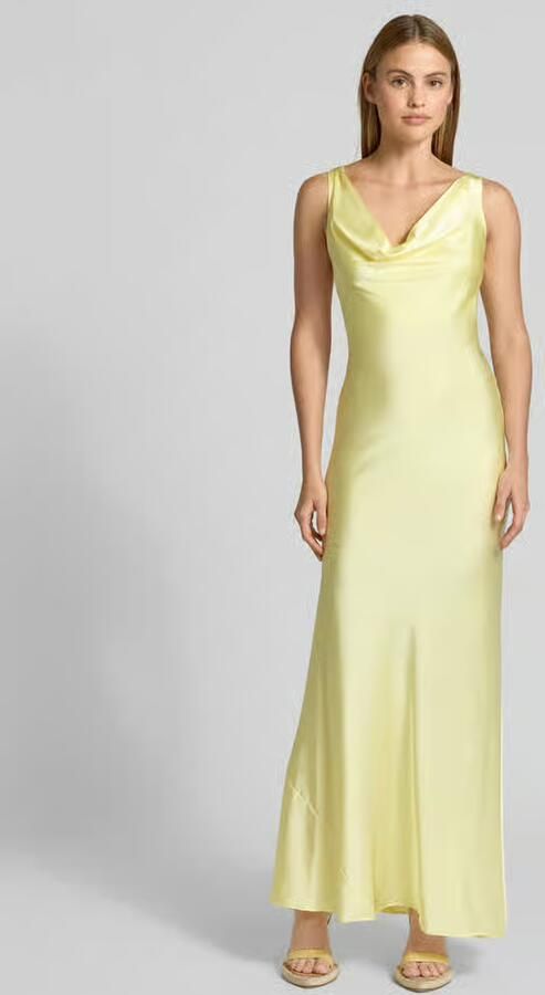 LUXUAR FASHION Avondjurk met vetersluiting aan de achterkant - Foto 3