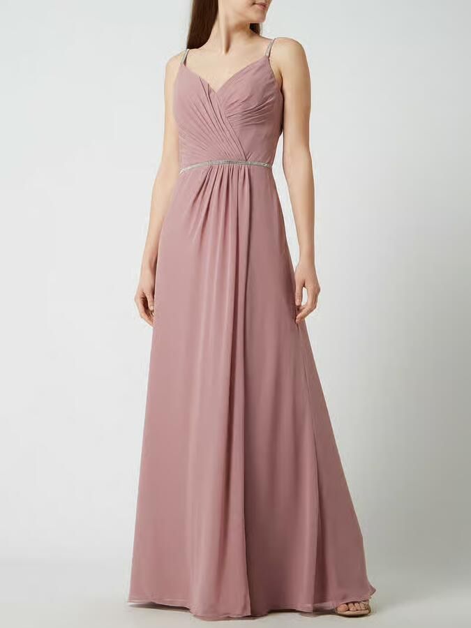 LUXUAR FASHION Avondjurk met siersteentjes - Foto 4