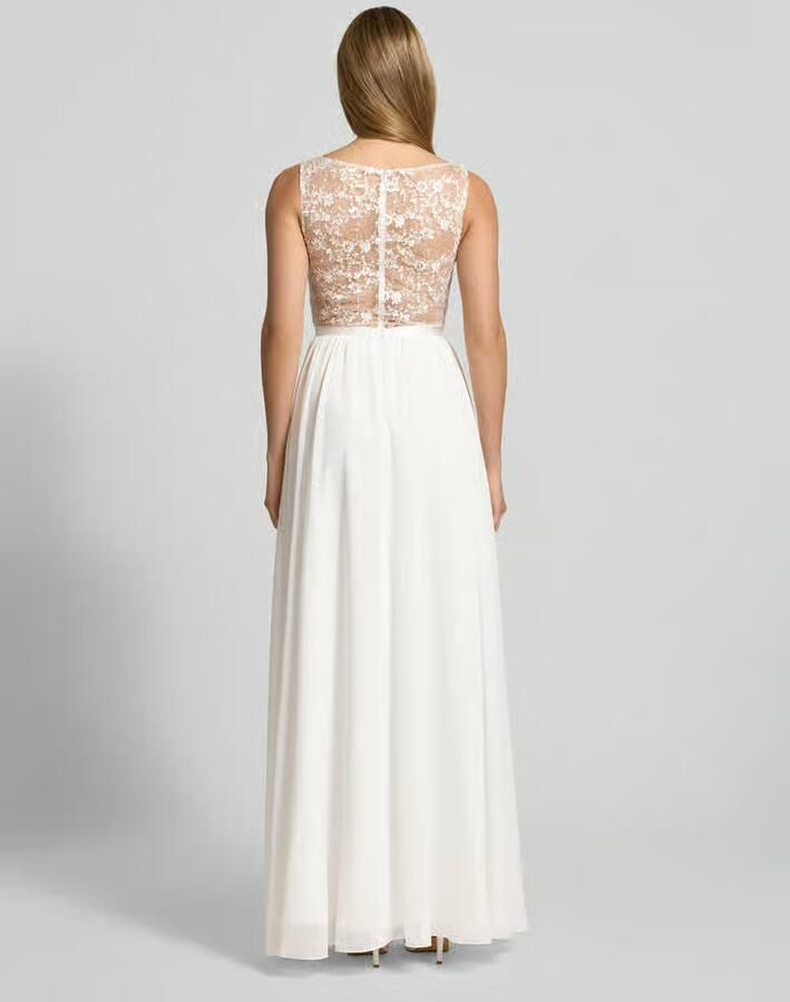 LUXUAR FASHION Bruidjurk met kant en tailleband - Foto 2