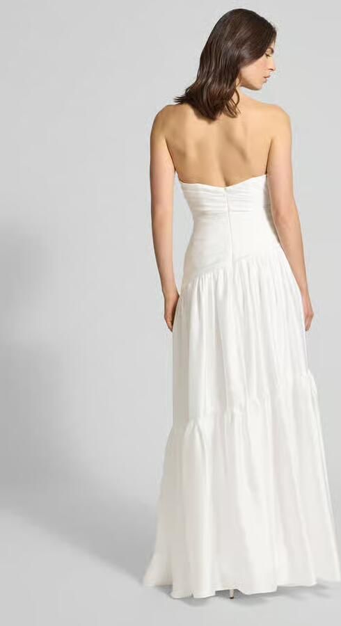 Luxuar Regular fit avondjurk in geplooide look