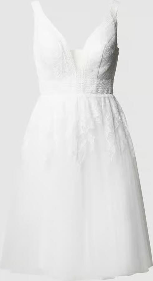 LUXUAR FASHION Bruidsjurk met bloemborduursels - Foto 2