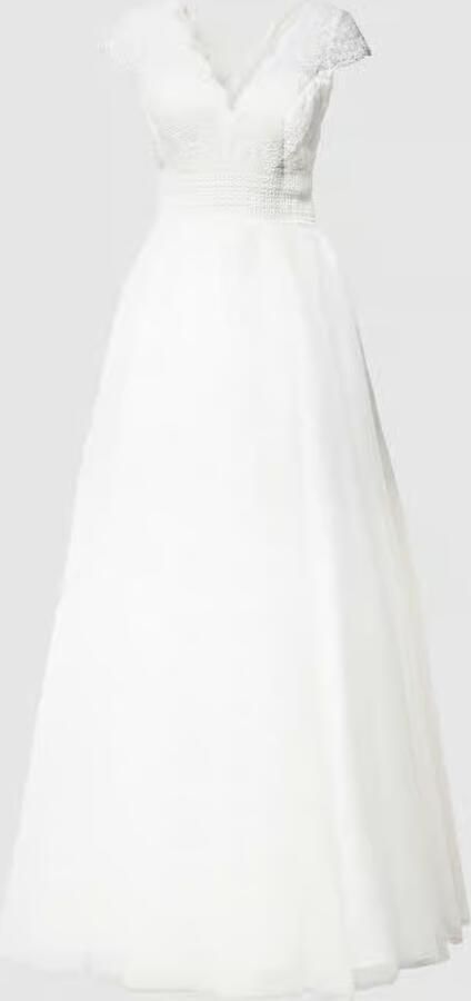 LUXUAR FASHION Bruidsjurk met gebloemd kant - Foto 2