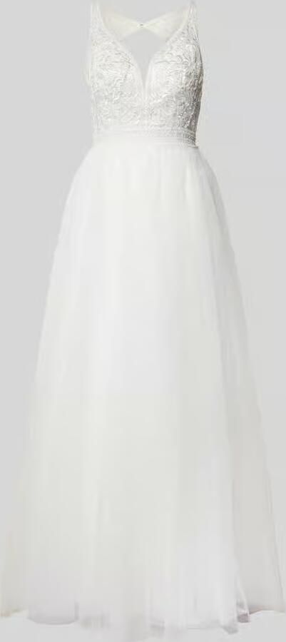 LUXUAR FASHION Bruidsjurk met hartvormige hals - Foto 2
