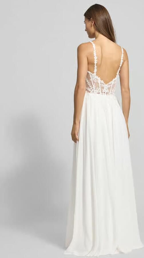 LUXUAR FASHION Bruidsjurk met hartvormige hals - Foto 3
