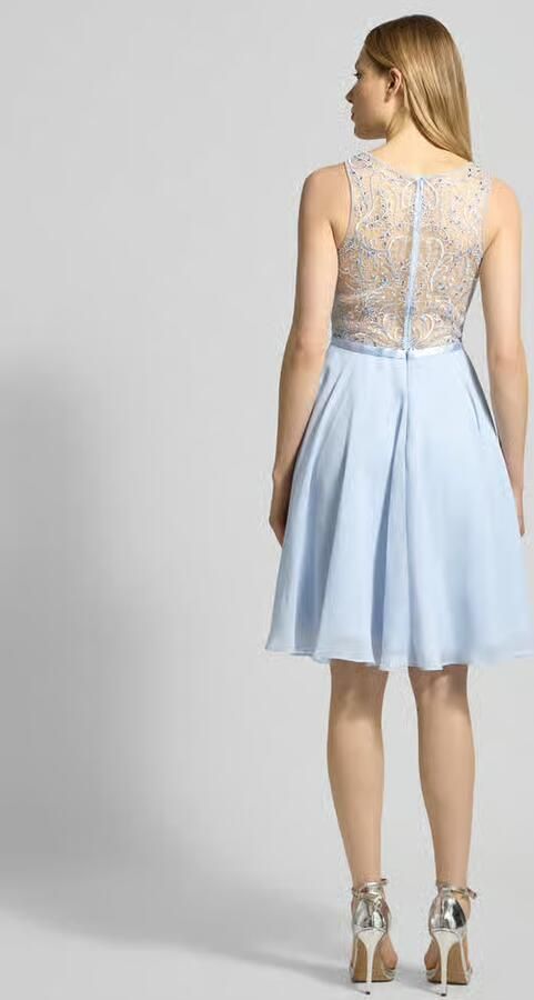 LUXUAR FASHION Cocktailjurk met strass-steentjes - Foto 7