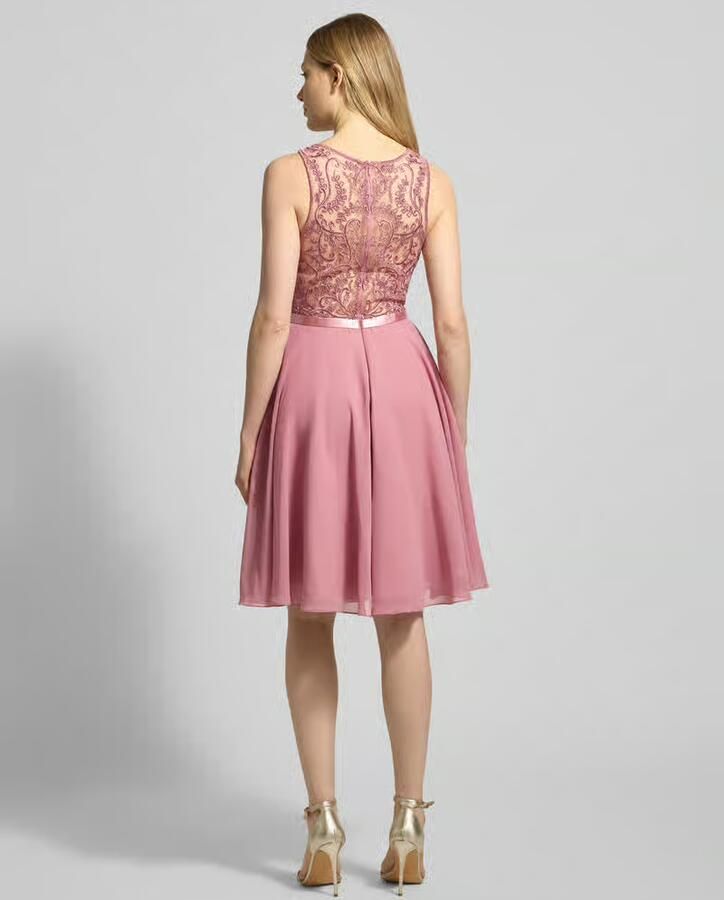 LUXUAR FASHION Cocktailjurk met strass-steentjes - Foto 2