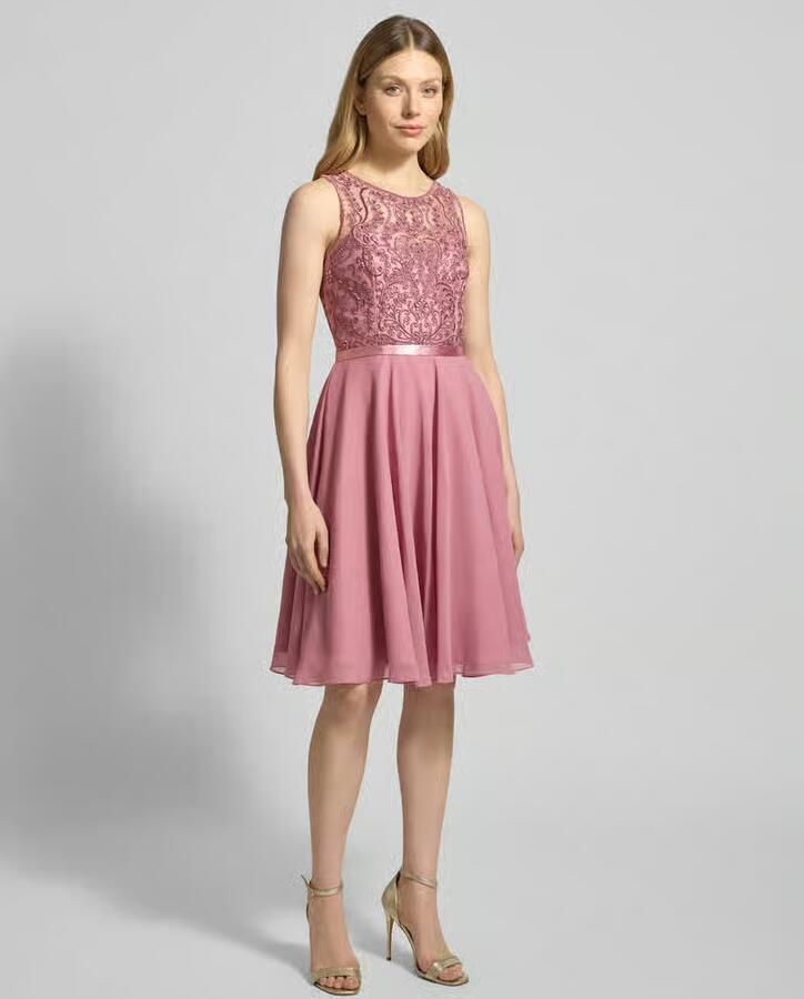 LUXUAR FASHION Cocktailjurk met strass-steentjes - Foto 3
