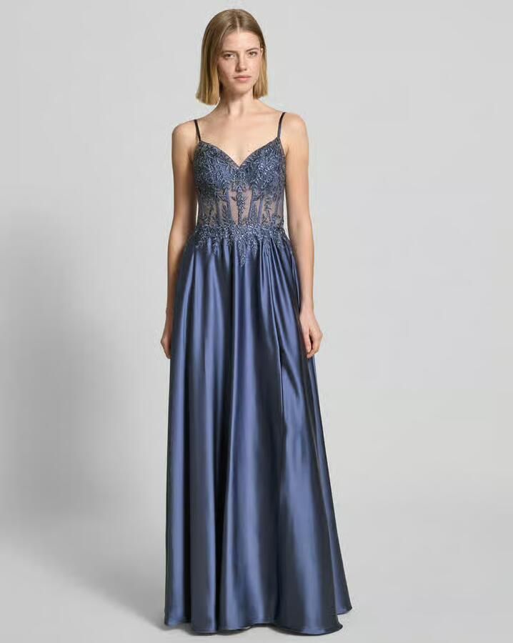LUXUAR FASHION corsetjurk met vetersluiting aan de achterkant - Foto 2