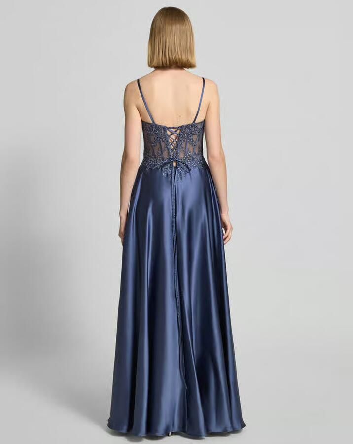 LUXUAR FASHION corsetjurk met vetersluiting aan de achterkant - Foto 3