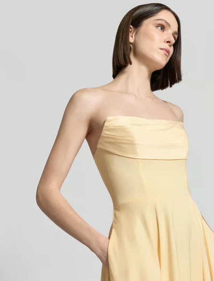 LUXUAR FASHION maxi-jurk in off-shoulder-look