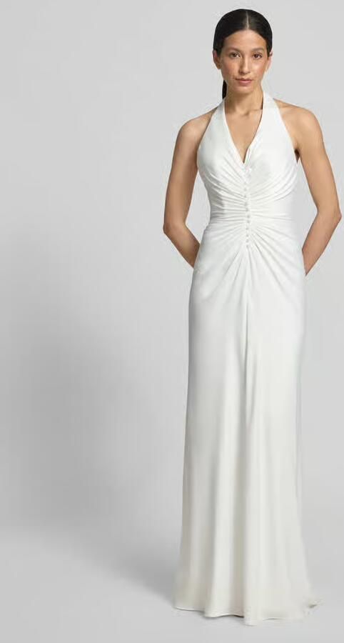LUXUAR FASHION maxi-jurk met kralen en V-hals - Foto 2