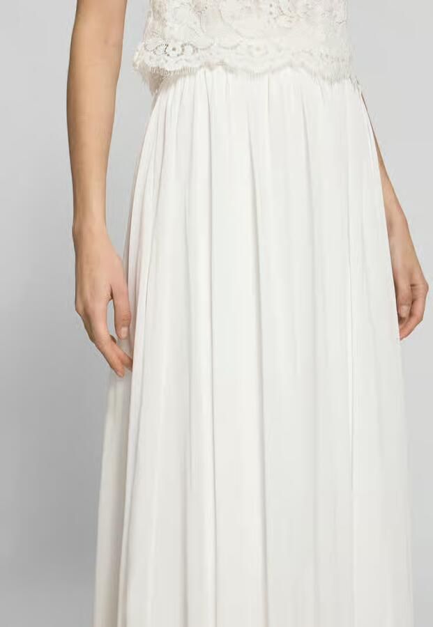 LUXUAR FASHION Maxirok van Chiffon met Ritssluiting - Foto 2