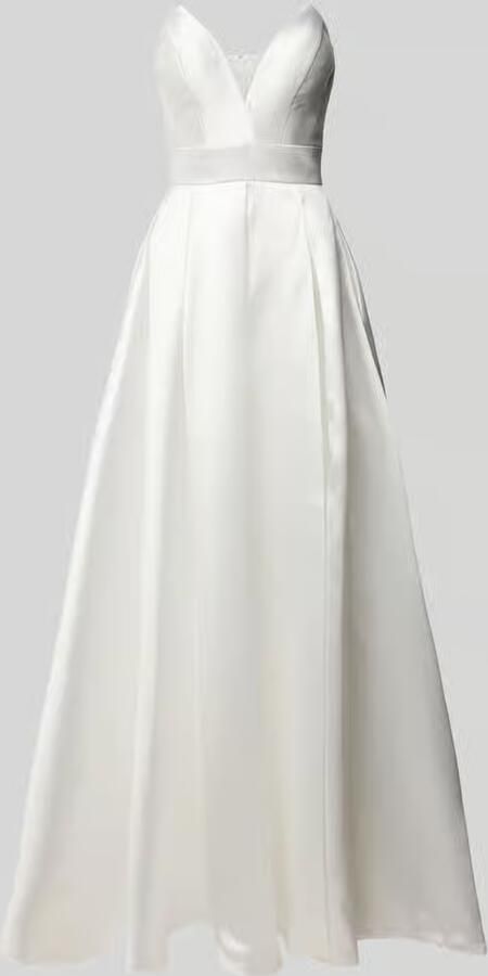LUXUAR FASHION Regular fit bruidsjurk met sierknoopsluiting - Foto 7