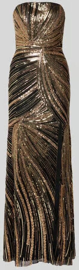 Luxuar Avondjurk in off shoulder-look