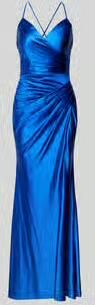 LUXUAR FASHION Avondjurk met plooien