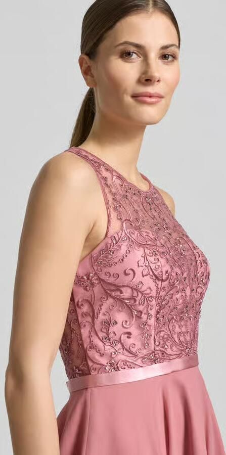 Luxuar Cocktailjurk met strass-steentjes - Foto 6