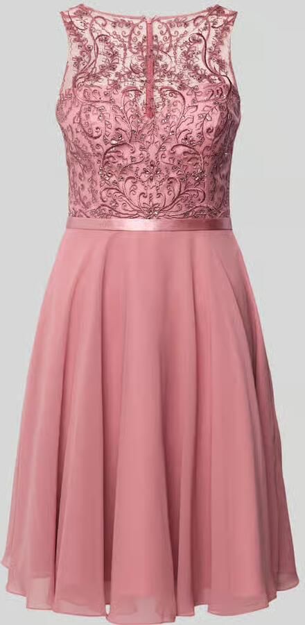 Luxuar Cocktailjurk met strass-steentjes - Foto 4