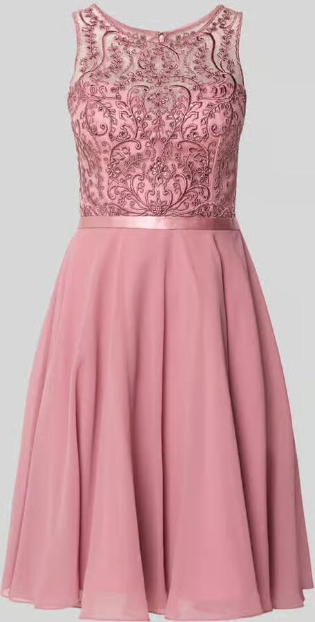 Luxuar Cocktailjurk met strass-steentjes - Foto 3