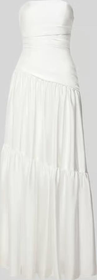 Luxuar Regular fit avondjurk in geplooide look