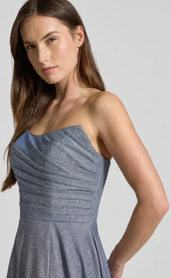 Luxuar Regular fit avondjurk in glitterlook - Foto 2