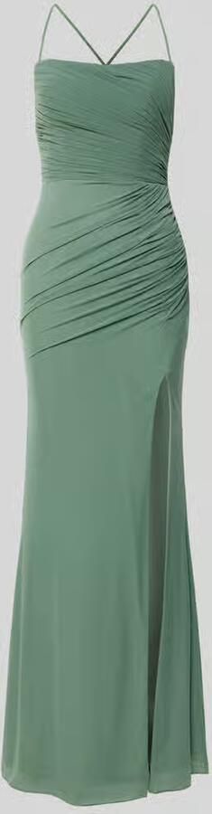 Luxuar Regular fit avondjurk met loopsplit