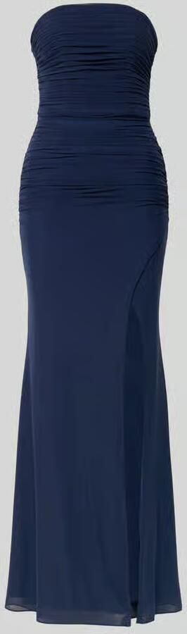 Luxuar Regular fit avondjurk met loopsplit