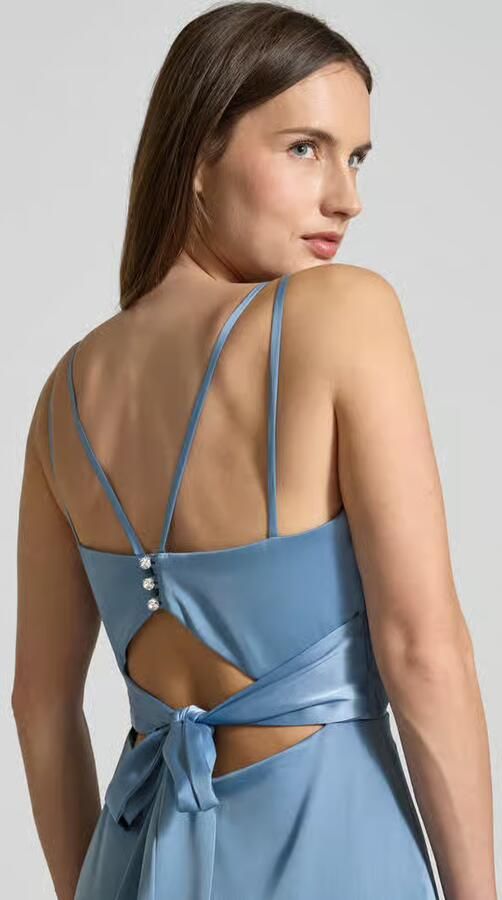 Luxuar Regular fit avondjurk met sierstrik - Foto 2